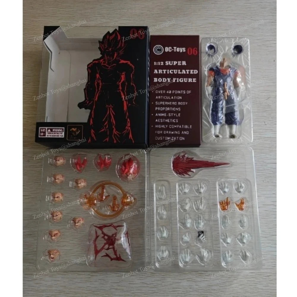 【In Stock】Shipped Within 24 hours OCTOYS vegito 06 Dragon Ball Vegitto Super Saiyan SHF 3.0 Body Movable Anime Action Figure