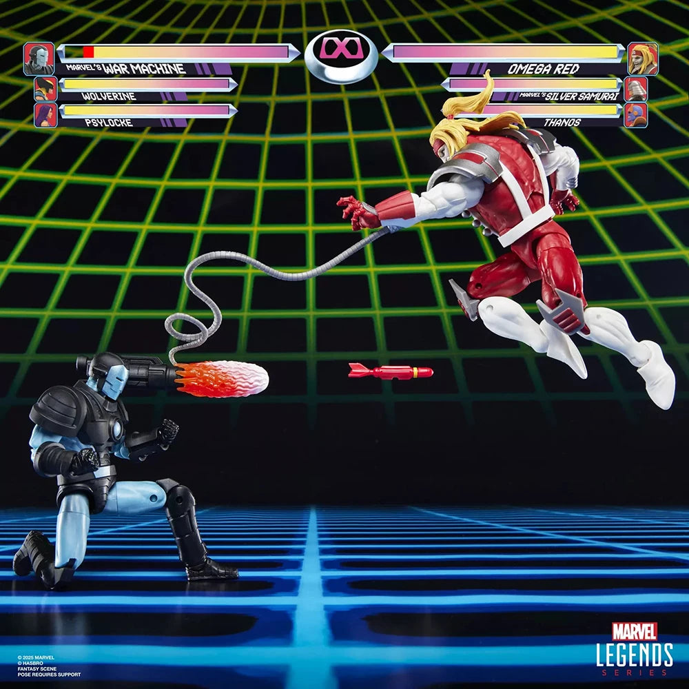 [In-Stock] Hasbro Marvel Legends Series Gamerverse War Machine vs Omega Red 2-Pack 15cm Comic Action Figure Anime Model Toys