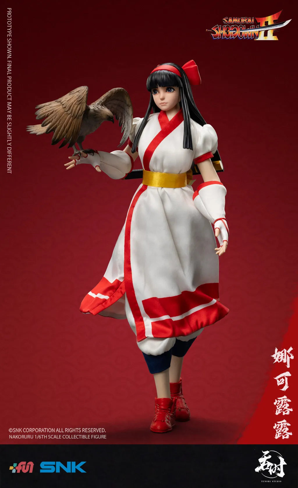 In Stock TUNSHI STUDIO Nakoruru Model Toys 1/6TH SCALE COLLECTIBLE FIGURE Samurai Shodown