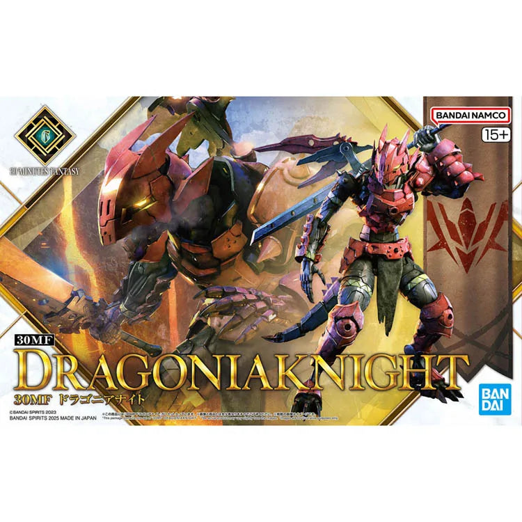 Bandai Genuine 30MF DRAGONIAKNIGHT Anime Action Figure Collectible Assembly Model Toys Ornaments Gift Children Christmas Kid