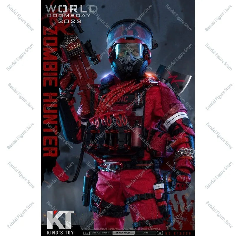 In Stock KING'S TOY Doomsday Zombie Hunter 1/6 KT8009 Mobile Soldier Doll Model Ornaments Collection Toy Gifts