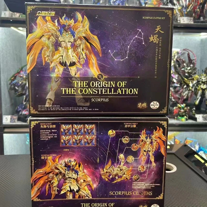 In Stock Toypoint/TP Saint Seiya Myth Cloth EXM Scorpio Milo SOG Totem/Object Gold Knights of The Zodiac Action Figure Toy Gifts