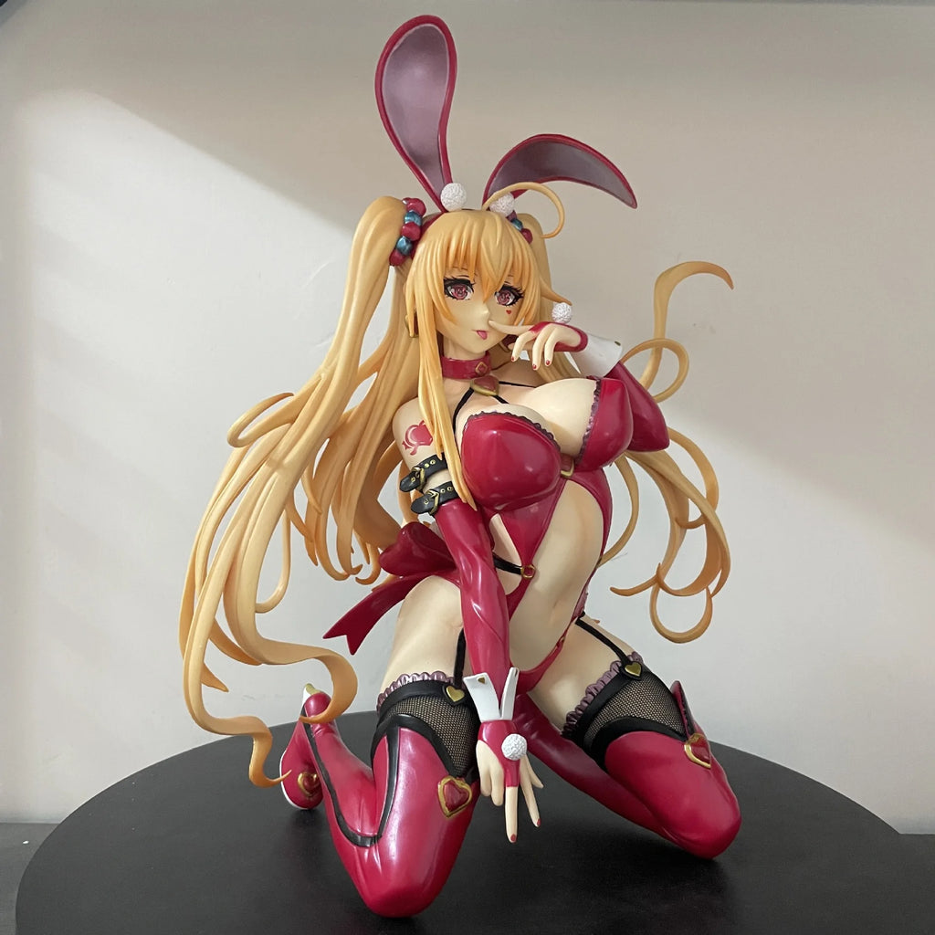25cm BearPanda Yuna Bunny Girl illustration by Biya Anime Figure KonoSuba Darkness/Yuna-chan Action Figure Sexy Model Doll Toys