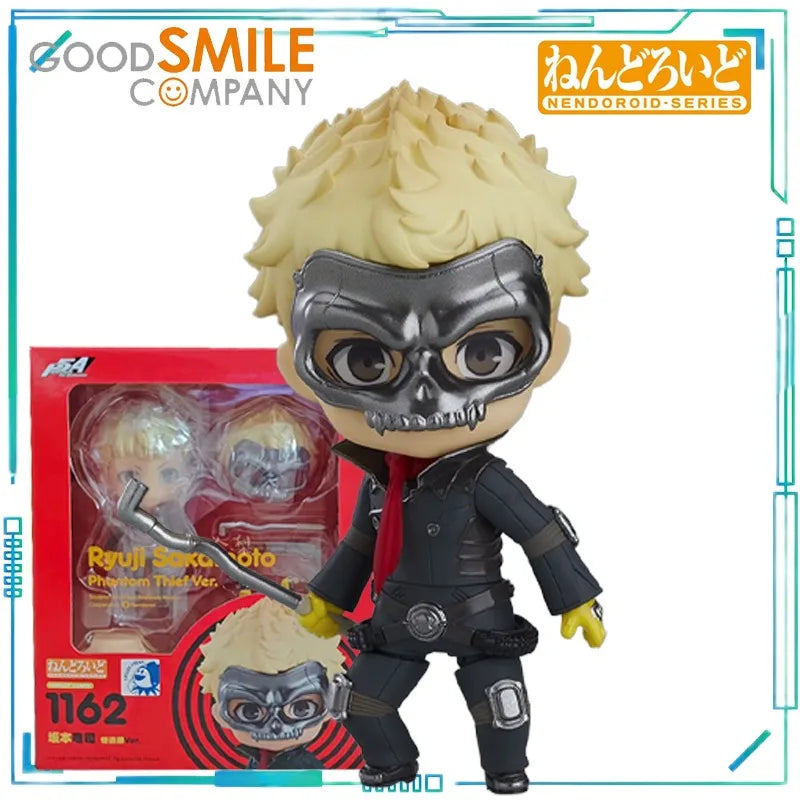 GSC Genuine NENDOROID Series PERSONA5 The Animation 1162 Ryuji Sakamoto 1143 PANTHER Mobile Model Toy Q-version Humanoid