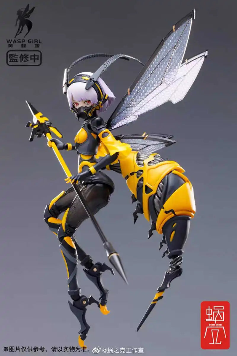 Snail's Shell Wasp Three-leaved Wolf Girl Phantom Ghost Assassiner Miu Ke Sand Weaving Shi Sakura Machine Anime Figure Model Toy