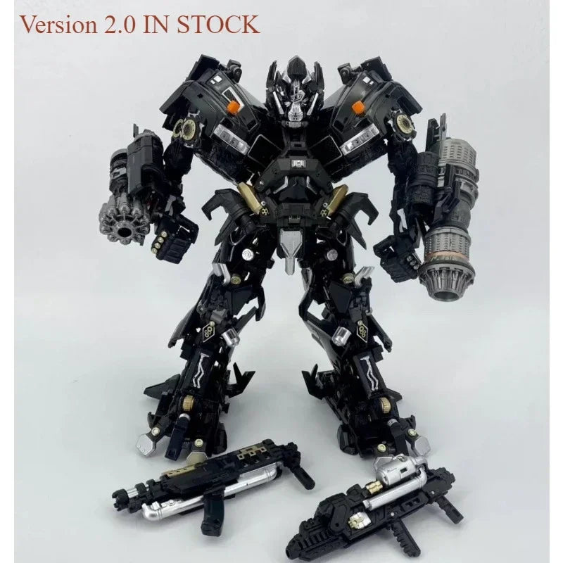 In Stock  Transformer Ironhide 2.0 MPM06 Black Apple Alloy Version Action Figure - 25cm Oversized Collectible Robot with Weapons