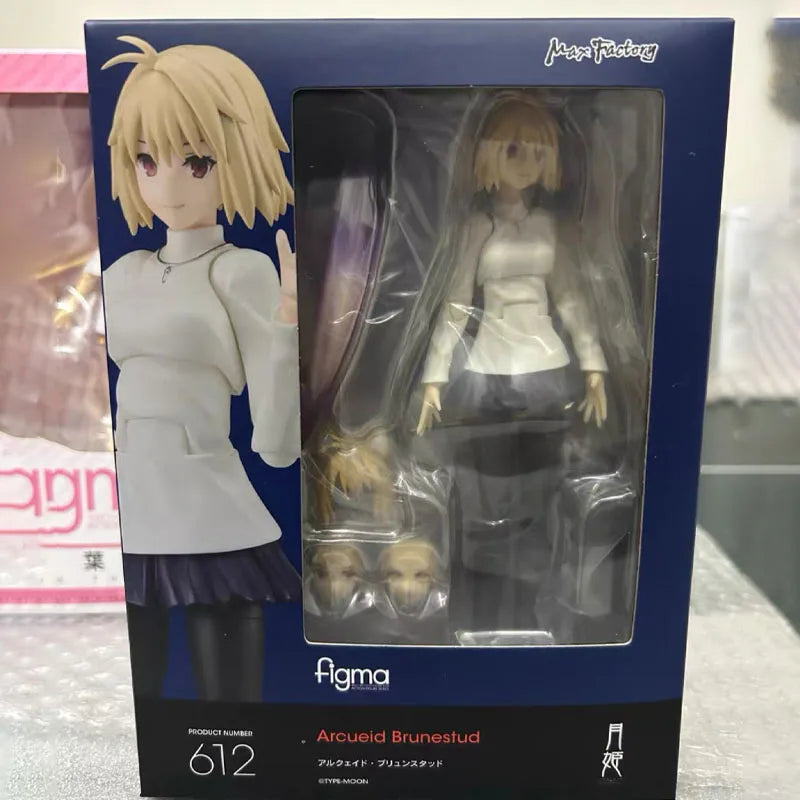 Low price In Stock MAX Factory Original Box FIGMA  612 Arcueid Brunestud Action Figure Model Gift for Kid Foam Box Packaging
