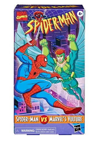 Original Hasbro Marvel Legends Series SPIDER MAN Spider-Man VS Marvel’s Vulture Anime Figure Toys Gifts Ornaments