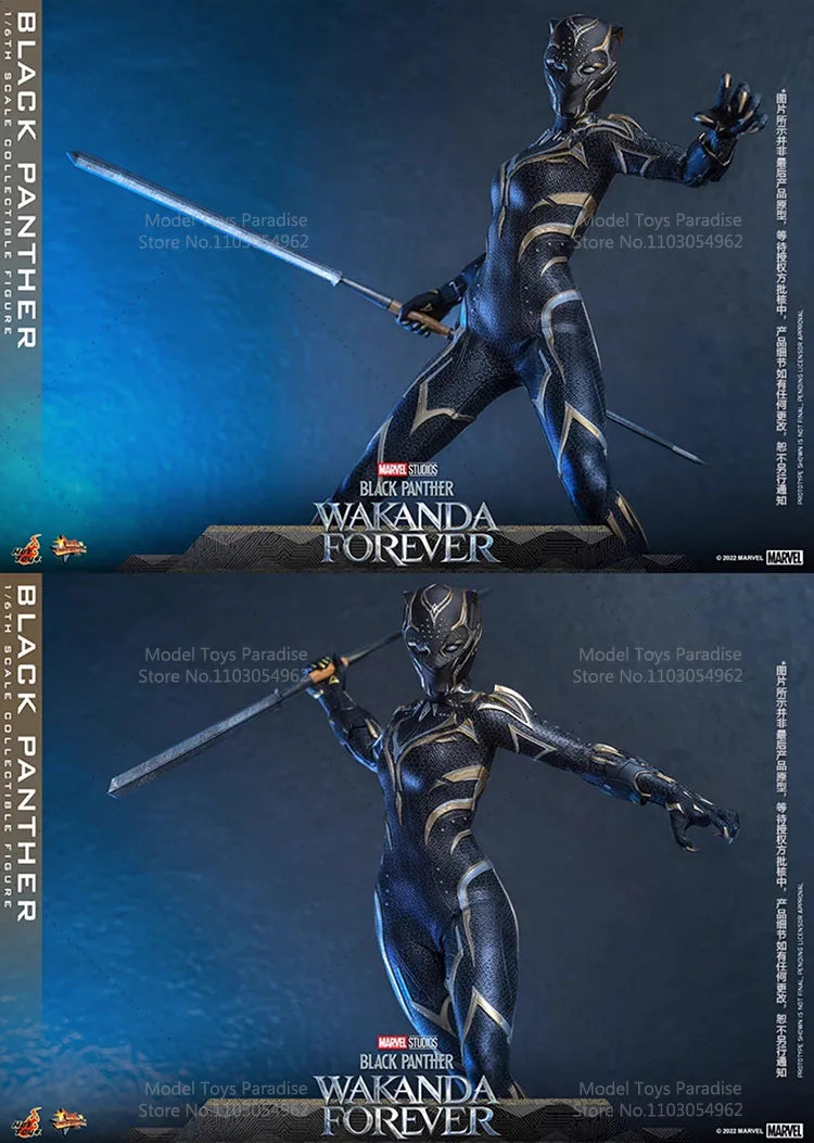 HOTTOYS MMS675 1/6 Collectible Toys Black Panther Shuri Wakanda Forever Super Hero Woman Soldier 12inch Action Figure Model Gift