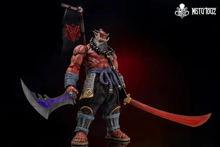 In stock Limited Edition Metytoyz WOW Demon Red Orc Warrior Sword Saint 1/12 Full Set 20Cm Action Figures Models Statues Toys