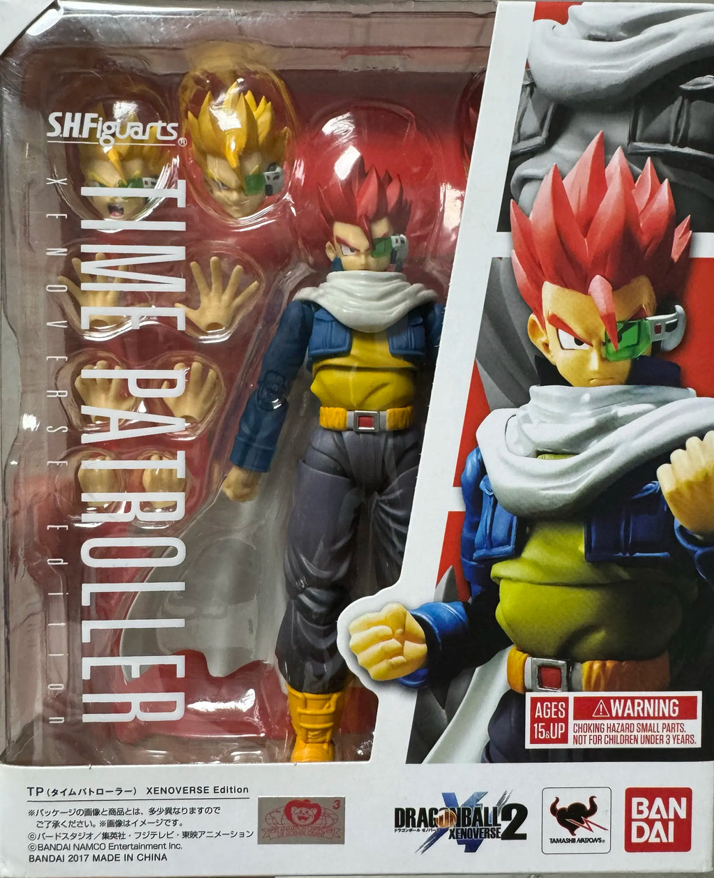 In Stock BANDAI SHF Time Patrol Dragon Ball Xenoverse Game Version Action Figure Collection Series Model Cartoon Character