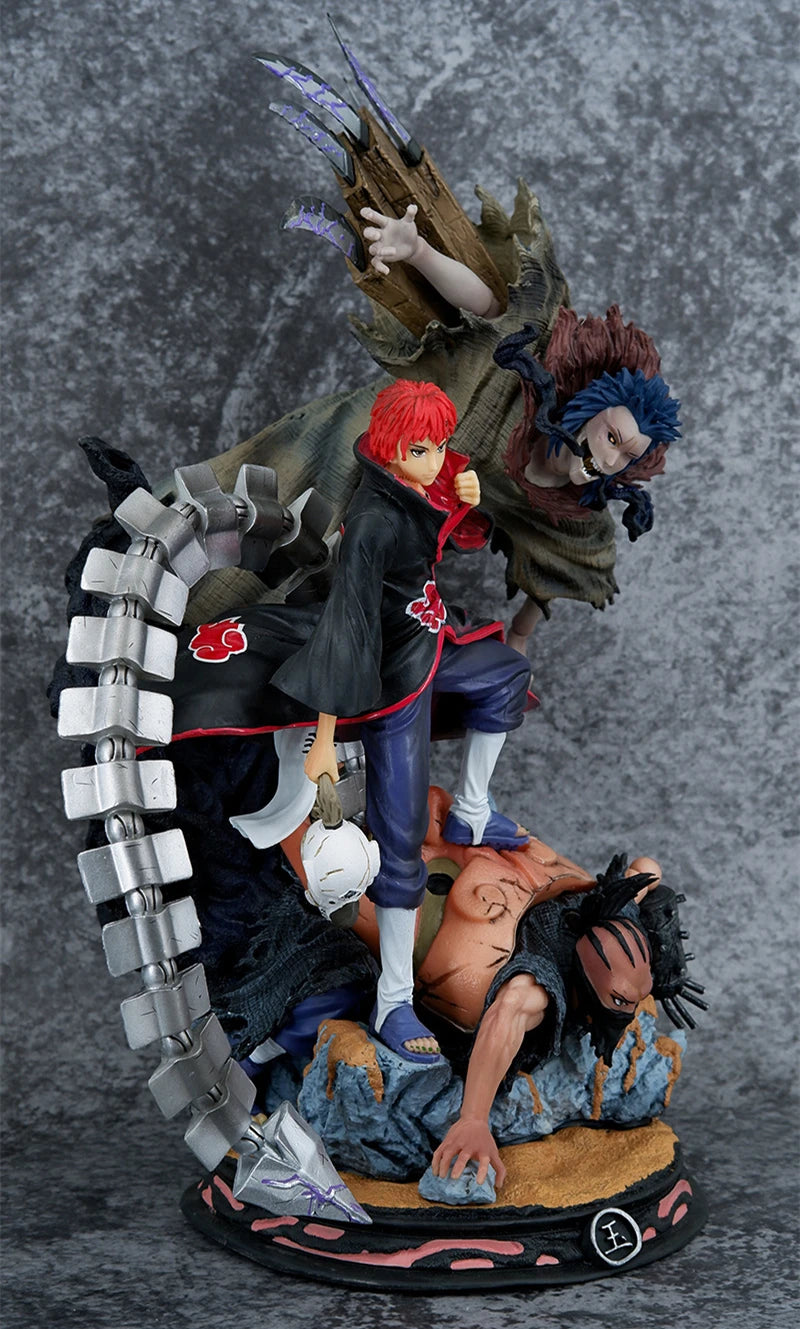 Cartoon Anime Akatsuki Akasuna no Sasori Battle Ver. GK PVC Action Figure Game Statue Collection Model Kids Toys Doll Gifts 41CM
