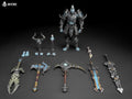 Mety Toyz Death Knight Frostbone Saranoar 1/10 Scale 17cm Action Figure Anime Models Toy Doll Gift Hobby Collectible