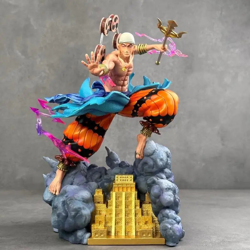 In Stock JT toys 29cm ONE PIECE Anime Figures Enel Figures PVC Statue Model collection Room decoration Birthday Gifts Toys