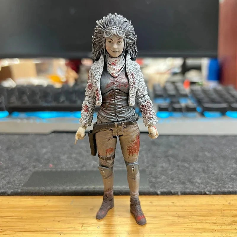 Genuine Bulk 5 Inch Action Figure Rick Grimes Morgan Jones Andrea Pvc Anime Model Collectible Toy