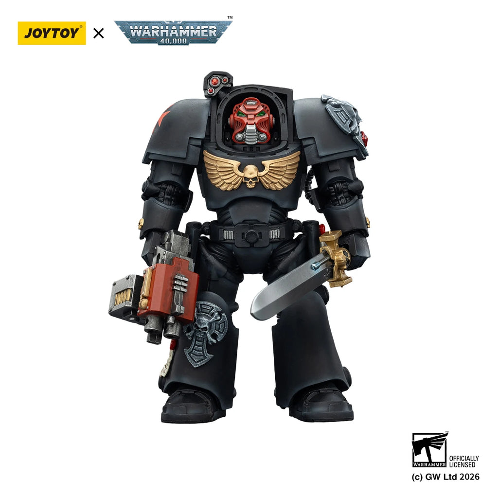 JOYTOY Warhammer 40k 1/18 Action Figures Terminator Black Templars Dark Angels Imperial Fists White Scars Salamanders Model Toys