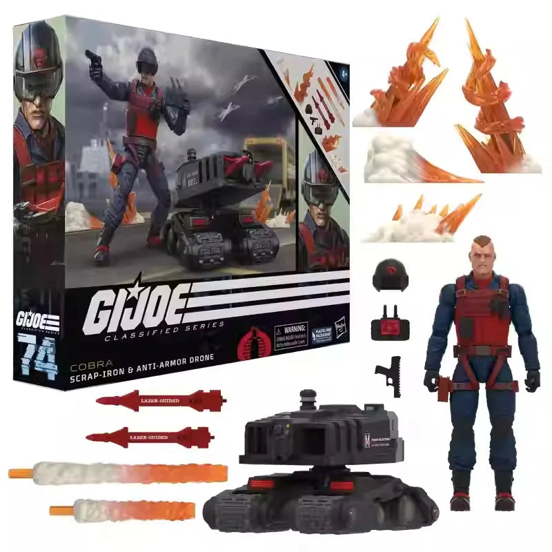 2025 Hasbro Gijoe Classified Series Anime Action Figure Collection G.L.Joe Figurine 20cm Gl Joe Snake Eyes Toy Surprise Kid Gift