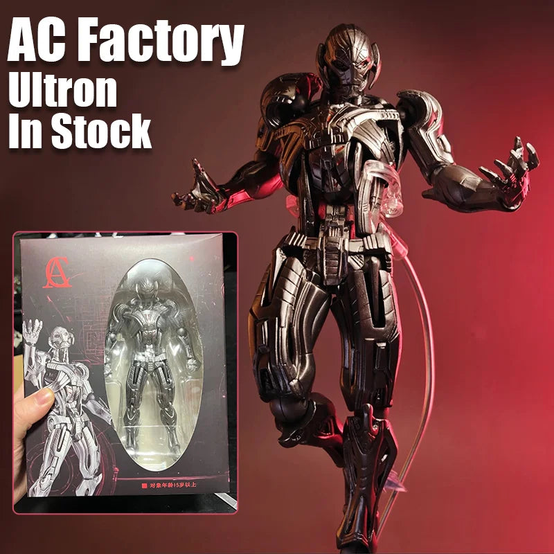 Ultron Factory In Stock AC Factory Ultron Action Figures Toys Kaiyodo Amazing Yamaguc ...