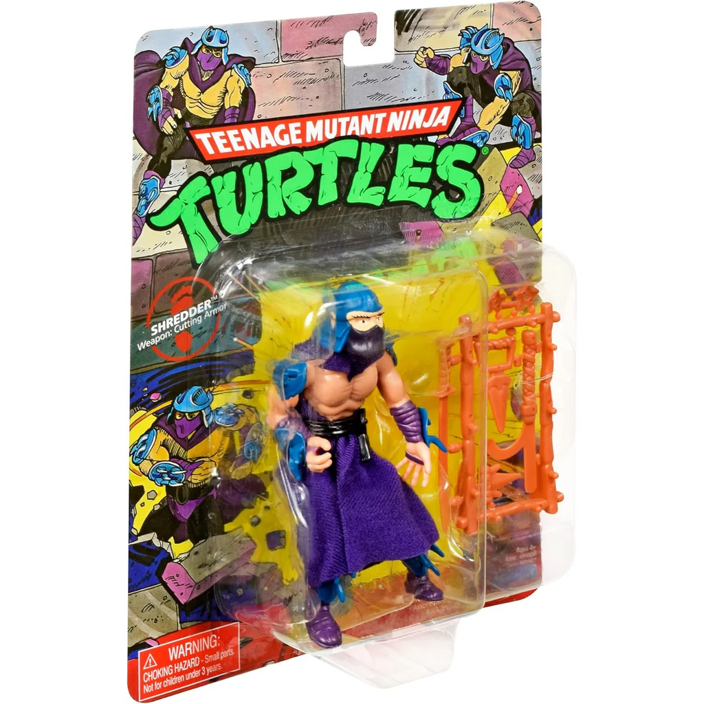 Teenage Mutant Ninja Turtles: 4” Original Classic Retro 2013 Shredder Basic Action Figure By Playmates Toys Action Figure