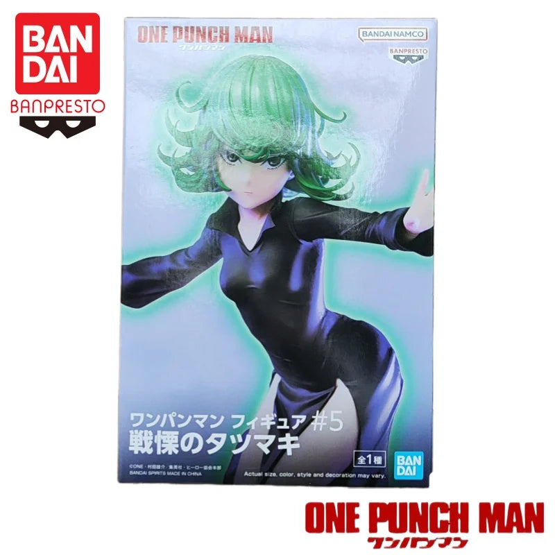 In Stock Bandai Original Banpresto One Punch Man Tatsumaki Action Figure Model Doll Brand New Boxed Anime Characters Toys Garage