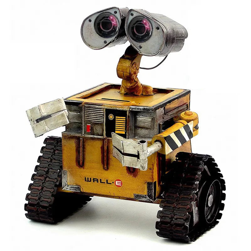 Wall-E Disney  Robot Movie Action Figure Steel Metal Model Robot Kawaii Wall-E Figurine Children Toy For Boy Kid Child Toy