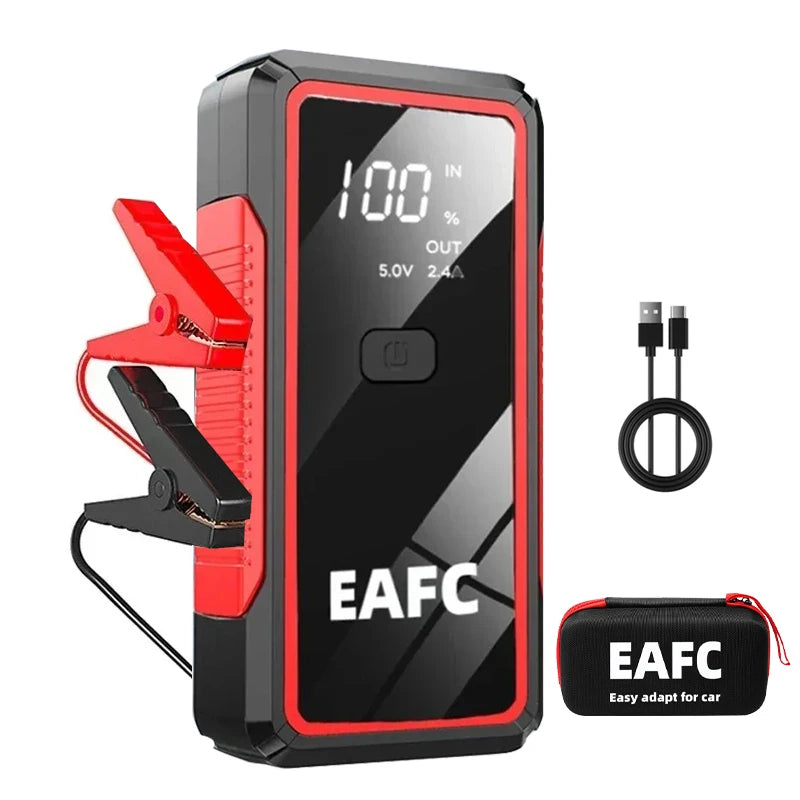 EAFC 2000A Car Jump Starter Portable Power Bank  Car Battery Booster 12V Auxiliary Starting Device for Diesel Gasoline