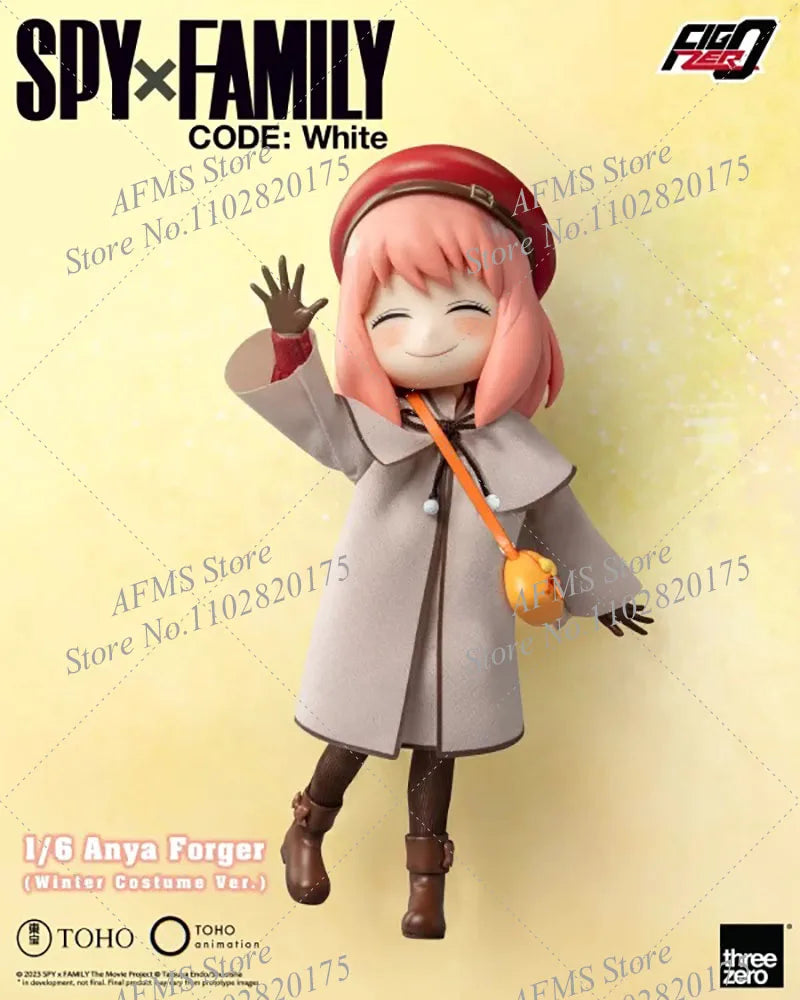 Threezero 3A 3Z07810M0 1/6 Scale Collectible Figure Anya Forger Kawaii Anime Girl 12" Full Set women Soldier Action Figure Toy