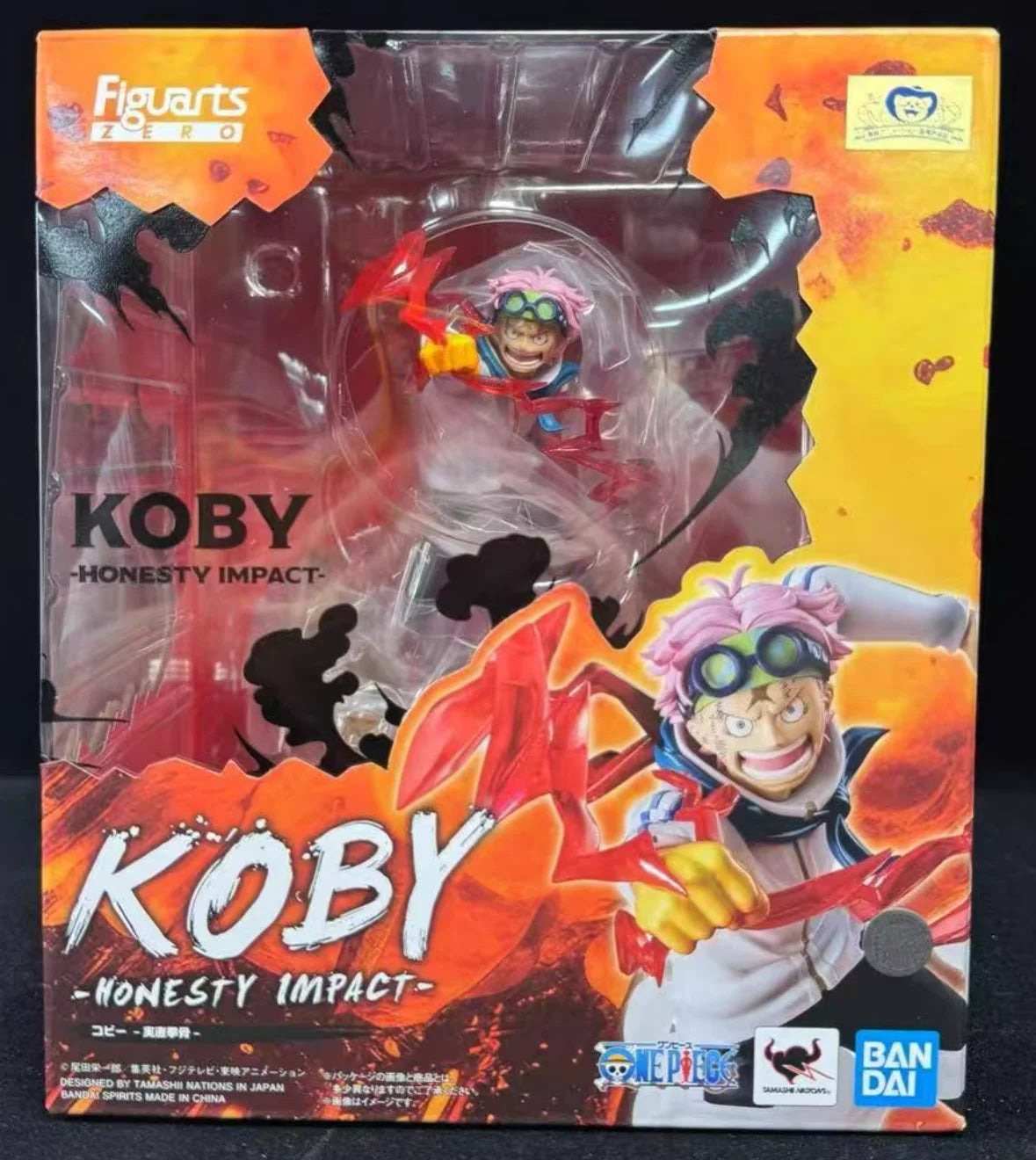 Offiziell lizenzierte BANDAI Figuarts ZERO Honesty Impact Koby Figur, Anime-Modell, One Piece Figur, echtes Spielzeug