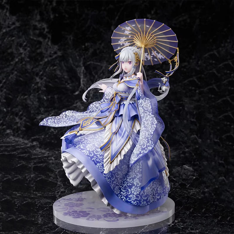 In Stock Genuine Original F:NEX Emilia & Echidna -Hanfu- Re:Life in A Different World From Zero Action Anime Collectible Figure