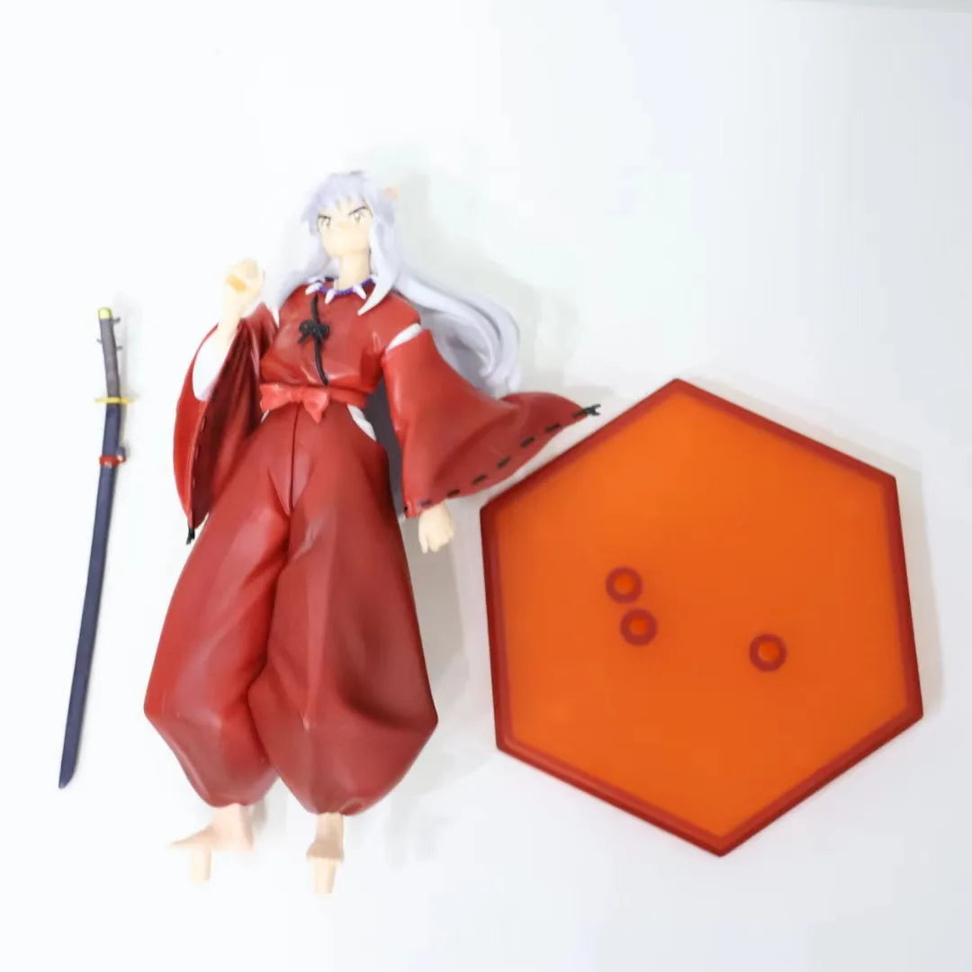 Anime Inuyasha Figur Inuyasha Kikyō Sesshoumaru Higurashi Kagome PVC Actionfigur Modell Spielzeug Sammlermodell Spielzeuggeschenk