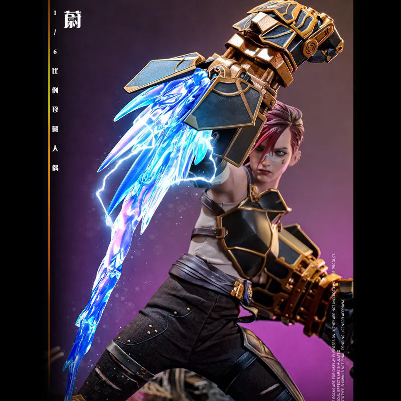 In Stock Original HOTTOYS HT TMS138 1/6 Scale Vi Action Figure Arcane: League Of Legends Collectible Model Toy Gift