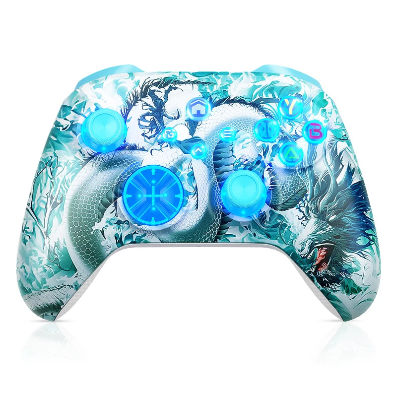 WIFI Control For XBOX One ,Series S/X Wireless Controller Dual Vibration Hall Effect 6-Axis Gyro FUNC RGB Gamepad Accessories