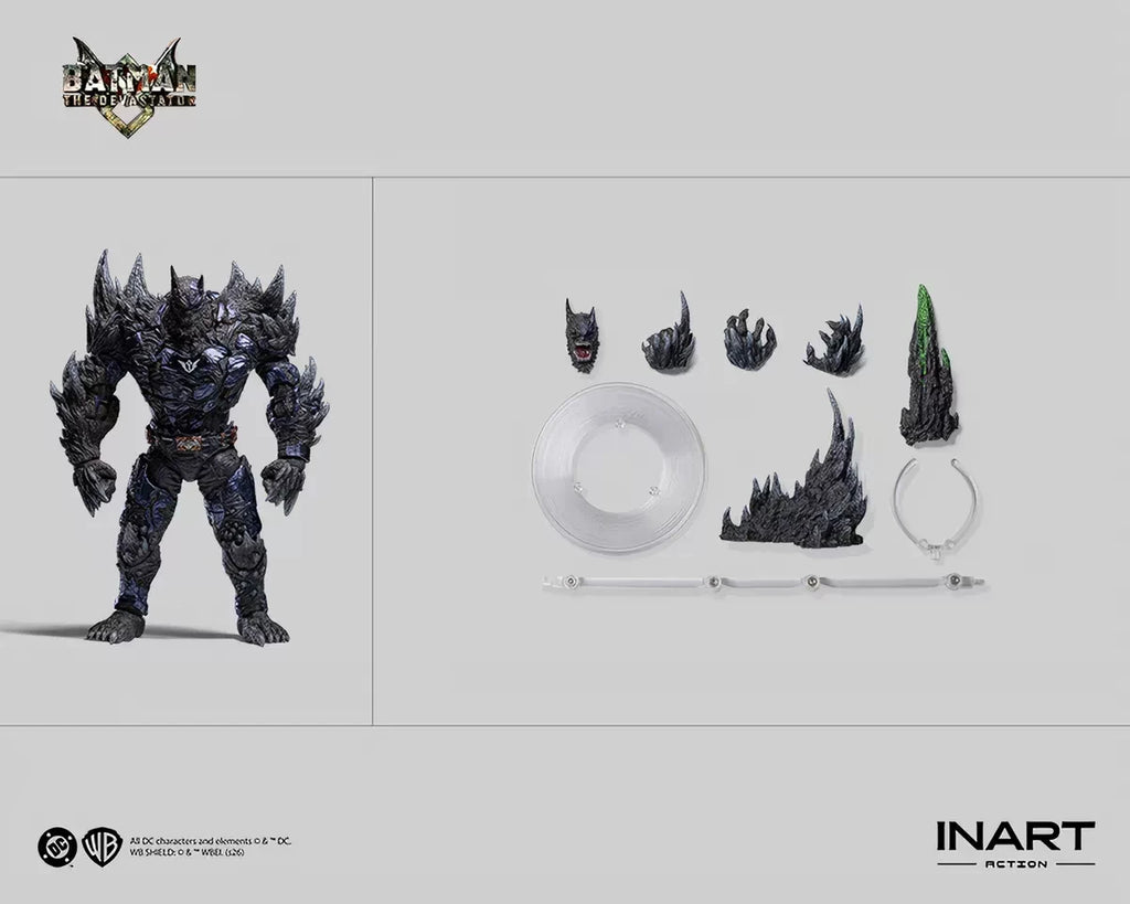 in Stock INART Action Dark Nights: Metal Batman The Devastator 1/12 Scale Fully Articulated Action Figure  Collectible