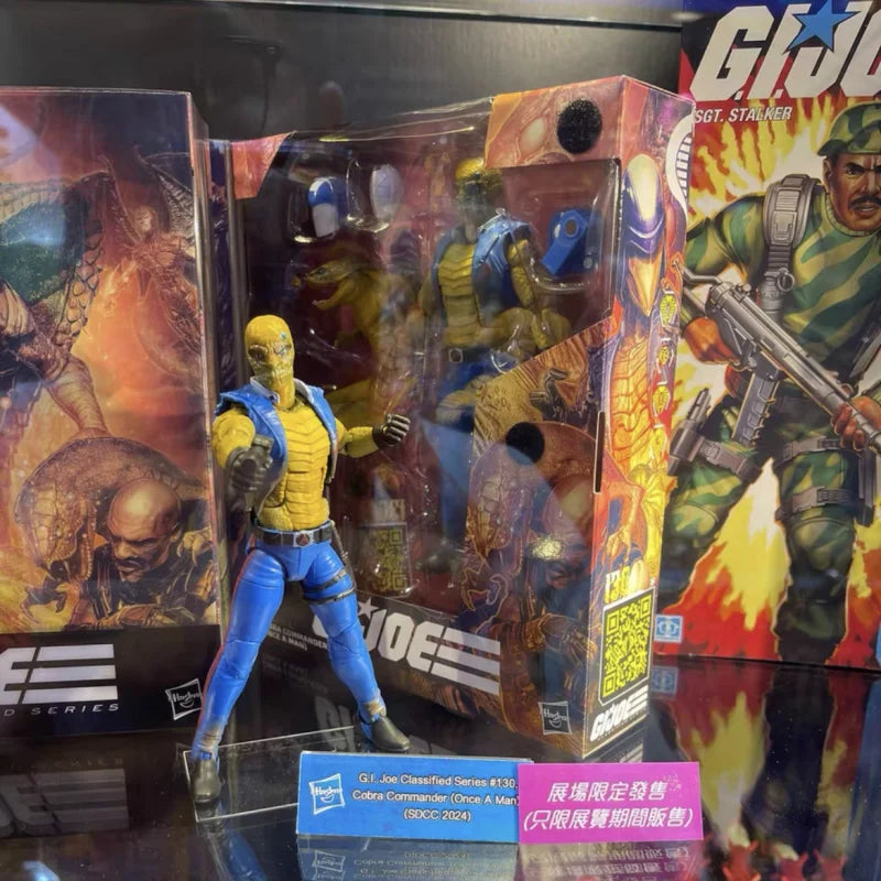 Original 6-Inch G.I. Joe Avenger Immortal Classified Series #130, Action Figure  Cobra Commander (Once A Man)  Kids Toy Gifts