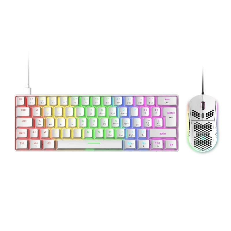 Gaming Keyboard Mouse Wired LED Backlit Multimedia USB Ergonomic Gamer Keyboard Waterproof Optical Gamer Mouse Sets best sale