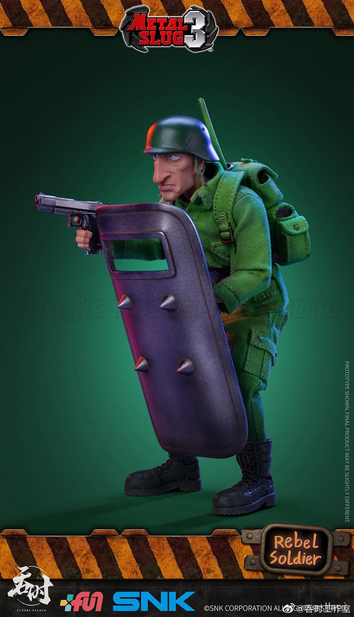 【MT】Original TUN SHI Metal Slug 3 Rebel Soldiers Single Set 1/12 Action Figure Toy Collection