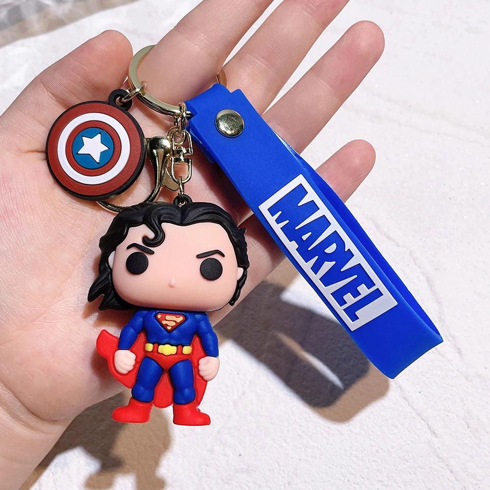 Disney Cartoon Marvel Anime Spider-Man Anhänger Schlüsselanhänger Schlüsselring Autoschlüsselring Handytasche Schmuck zum Aufhängen Kindergeschenke