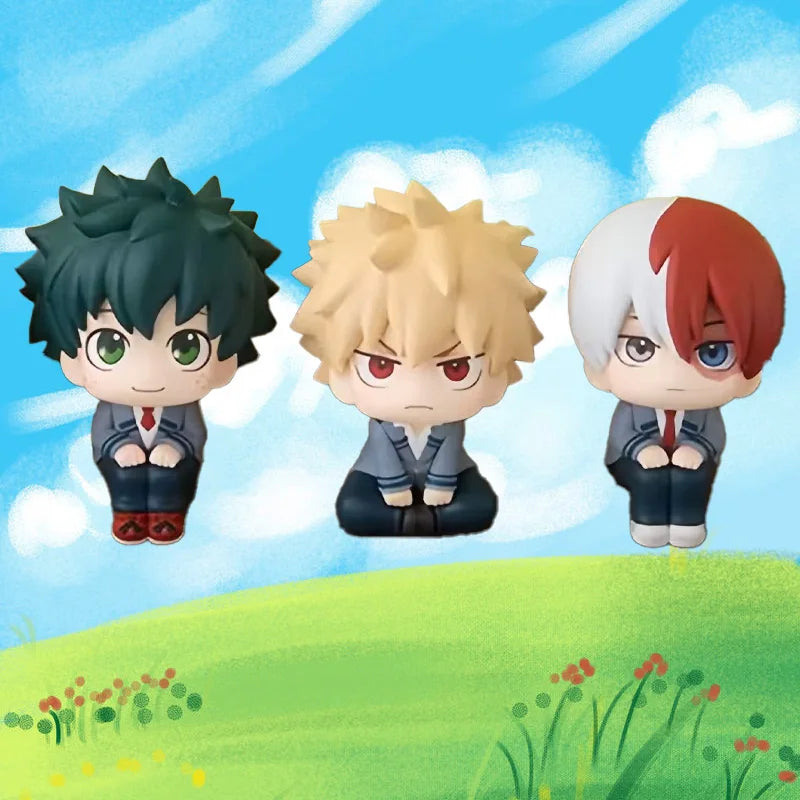 2026 Anime Figure cute Midoriya Izuku Figurine Bakugou Katsuki action figure Look up figure mini cute Toys Collectible doll Gift