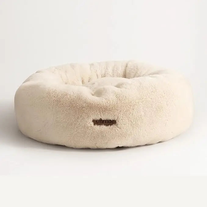 Floof Pet Bed Large (35" x 12")  Extra Soft Dog Bed Removable Faux Fur Cover  Machine Washable