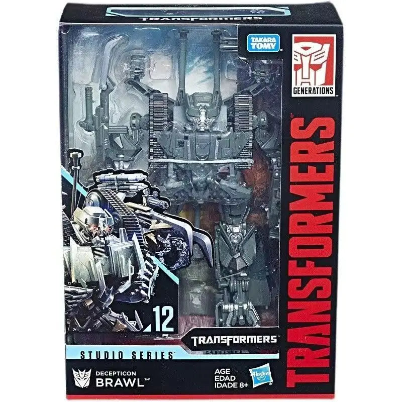 In Stock Original Hasbro Transformers Studio Series SS12 Brawl Voyager Class Articulated Action Figure Collectible Model