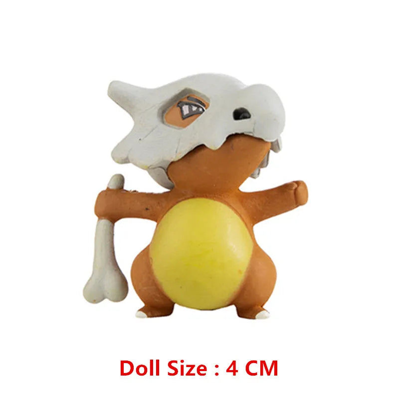 3-7 Cm PokemonCartoons Anime Figure Pikachu Mew Snorlax Charmander Cosplay Collection Pet Pocket Monster Action Model Toy Gifts