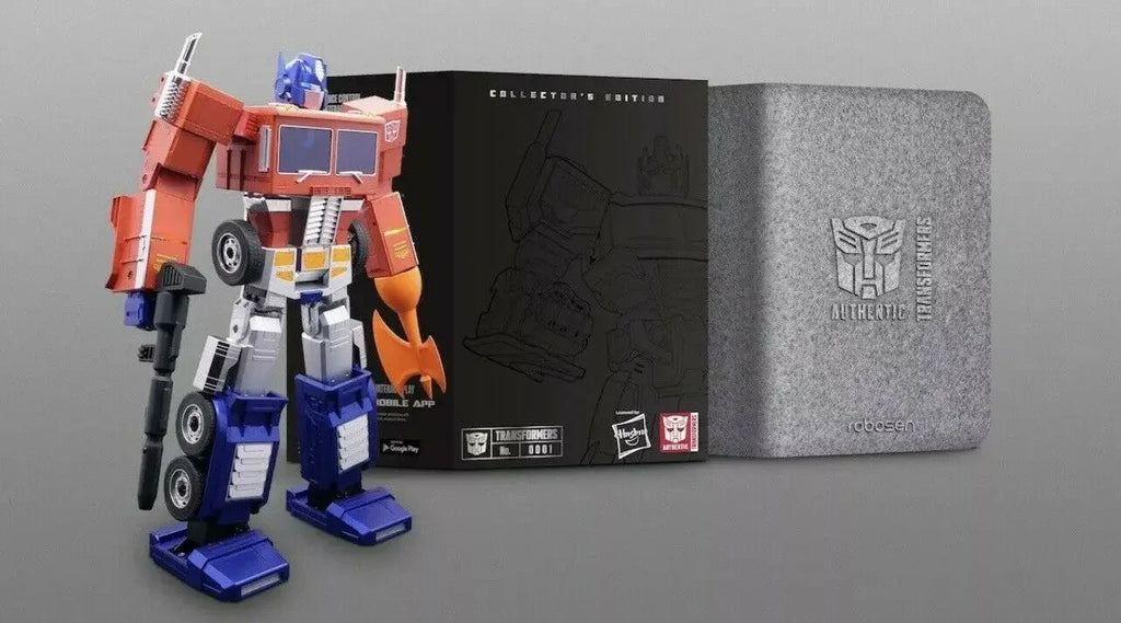 Transformers Robosen Optimus Prime Action Figures Smart Robot Intelligent Automatic Voice Control Collection Hobby Toy