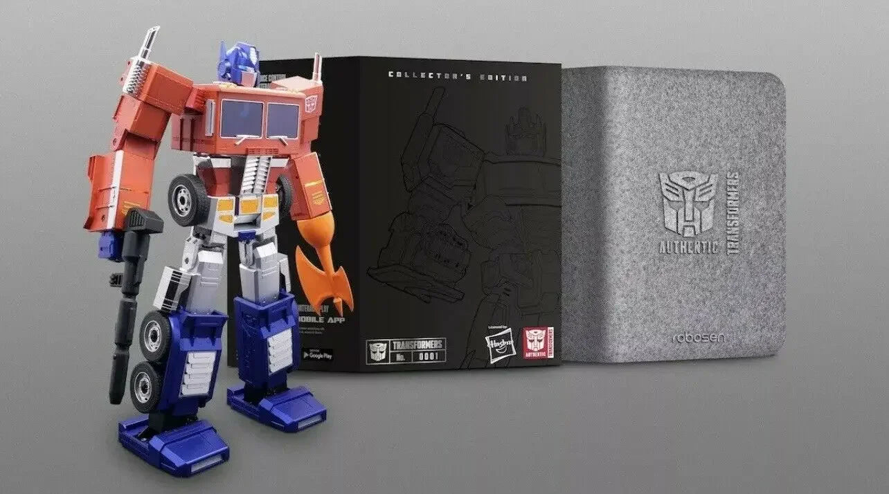Transformers Robosen Optimus Prime Action Figures Smart Robot Intelligent Automatic Voice Control Collection Hobby Toy