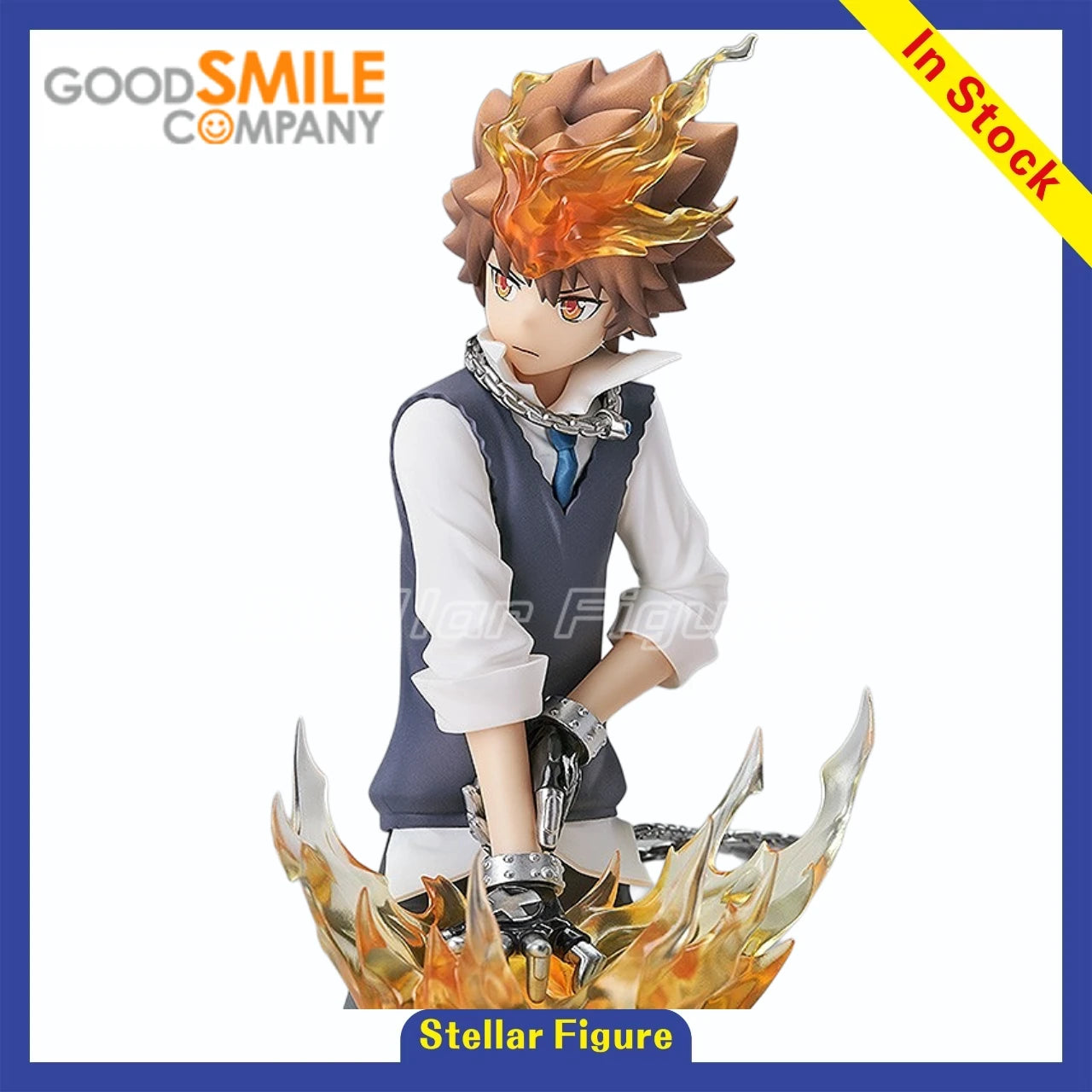 【SF】In Stock Original GSAS GSC POP UP PARADE HITMAN REBORN Sawada Tsunayoshi Figures Anime Models Collection