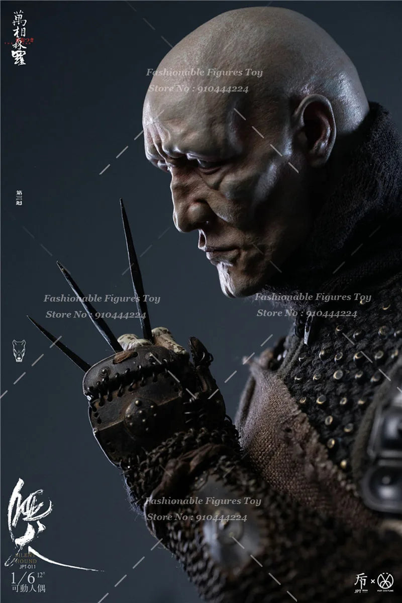 JPT design × POPCOSTUME 1/6 Men Soldier Silent Hound Ninjas Full Set 12Inch Action Figure Model Best Collectable Gifts