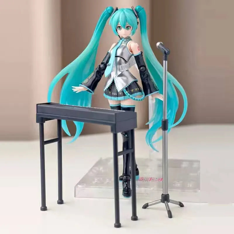 Нова оригинална фигурка на Blokees Hatsune Miku Miracle Version Anime, екшън фигурка, декорация за грил, коледни подаръци за рожден ден