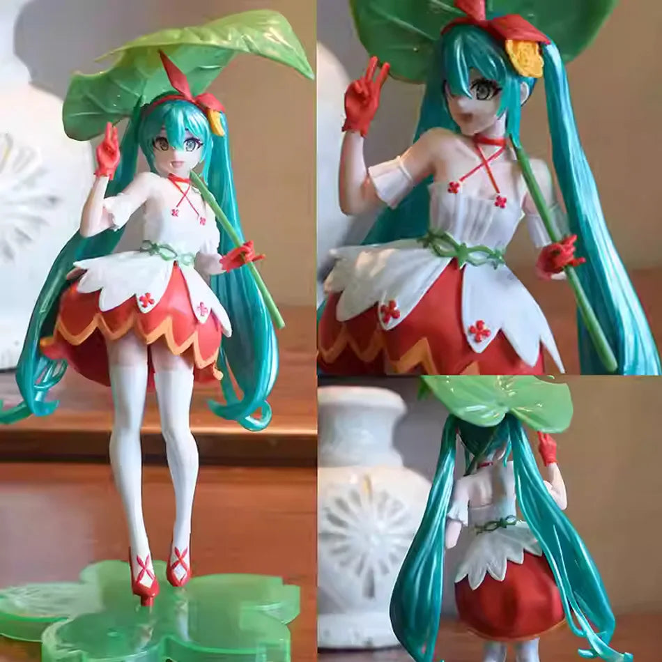 In Stock Hatsune Miku Anime Figure Fashion Subclture Miku Action Figure Christmas Gift PVC Collection Model Kawaii Girl Doll Toy