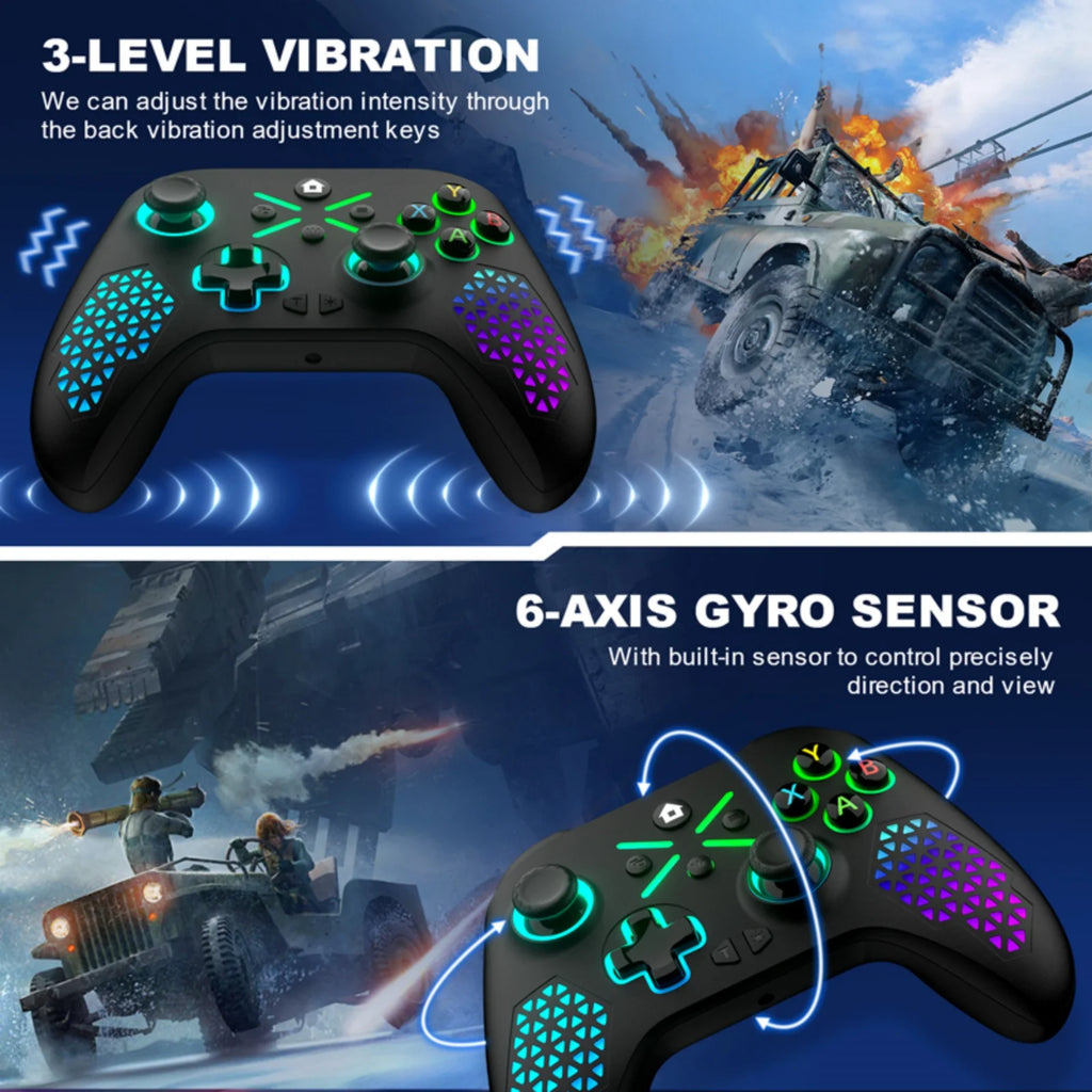 Controller For Xbox One/S/X/Series S/X PC Console Gaming Joystick 2.4G Wireless Gamepad 6-Axis Dual Vibration Hall Effect Rocker