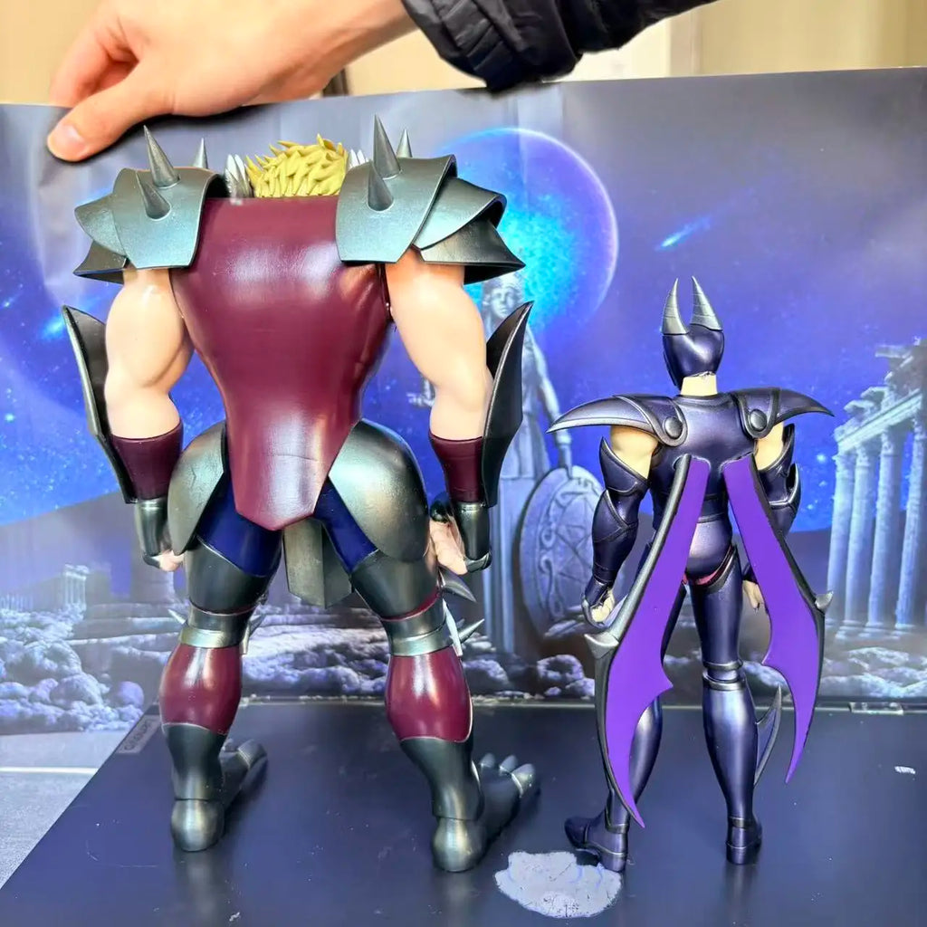 Saint Seiya 108 Specters - Heavenly Retreat Star Genbu Gregor & Heavenly Killing Star Steven Resin Collectible Statue Model