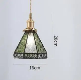 IWHD Big Glass Pendant Lights Fixtures Bedroom Dinning Living Room